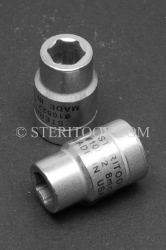 #10522_316 - NM 8mm x 3/8 DR Standard Stainless Steel Socket. 316L 3/8dr, 3/8-dr, 3/8 dr, socket, stainless steel