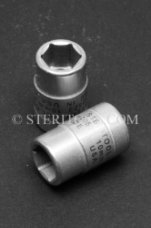 #10523_316 - NM 10mm x 3/8 DR Standard Stainless Steel Socket. 316L 3/8dr, 3/8-dr, 3/8 dr, socket, stainless steel