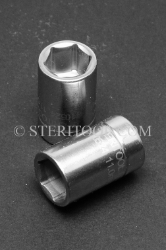 #10524_316 - NM 11mm x 3/8 DR Standard Stainless Steel Socket. 316L 3/8dr, 3/8-dr, 3/8 dr, socket, stainless steel