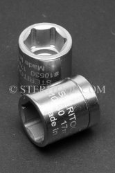 #10530_316 - NM 17mm x 3/8 DR Standard Stainless Steel Socket. 316L 3/8dr, 3/8-dr, 3/8 dr, socket, stainless steel
