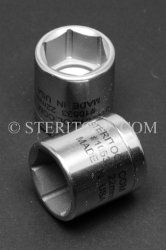 #10533 - 22mm x 3/8 DR Standard Stainless Steel Socket. 3/8dr, 3/8-dr, 3/8 dr, socket, stainless steel