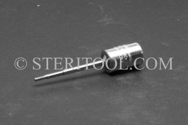 #10539 - 1/16" Hex x 1/4 DR Stainless Steel Bit, 2-1/4" OAL. 1/4 dr, 1/4dr, 1/4-dr, hex, bit, stainless steel