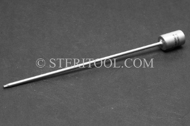 #10539SP6 - 1/16" Hex x 1/4 DR Stainless Steel Bit, 6" OAL.  1/4 dr, 1/4dr, 1/4-dr, hex, bit, stainless steel
