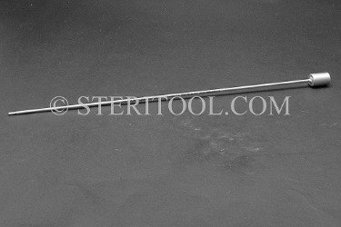 #10540SP12 - 5/64" Hex x 1/4 DR Stainless Steel Bit, 12" OAL.  1/4 dr, 1/4dr, 1/4-dr, hex, bit, stainless steel