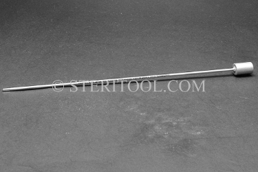 #10541SP10- 3/32" Hex x 1/4 DR Stainless Steel Bit, 10" OAL. 1/4 dr, 1/4dr, 1/4-dr, hex, bit, stainless steel