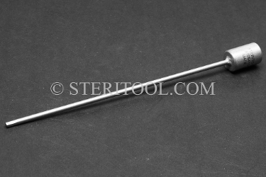 #10541SP6 - 3/32" Hex x 1/4 DR Stainless Steel Bit, 6" OAL.  1/4 dr, 1/4dr, 1/4-dr, hex, bit, stainless steel