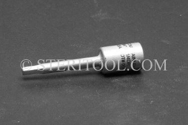 #10544 - 9/64" Hex x 1/4 DR Stainless Steel Bit, 2-1/4" OAL. 1/4 dr, 1/4dr, 1/4-dr, hex, bit, stainless steel