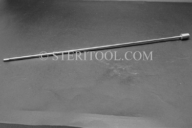 #10545SP15 - 5/32" Hex x 1/4 DR Stainless Steel Bit, 15"(375mm) OAL. hex, hex bit, bit, 1/4dr, 1/4 dr, 1/4-dr, stainless steel