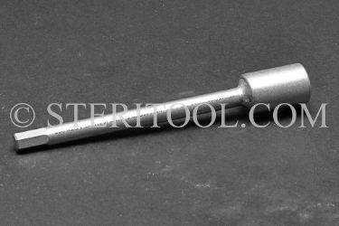 #10546SP10 - 3/16" Hex x 1/4 DR Stainless Steel Bit, 10" OAL. 1/4 dr, 1/4dr, 1/4-dr, hex, bit, stainless steel