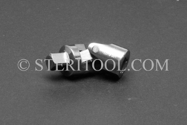 #10579 - Stainless Steel 1/4 DR Universal Joint. 1/4 dr, 1/4-dr, 1/4dr, universal, flex, joint, stainless steel