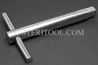 #10588 - 1/2 DR x 6"(150mm) Stainless Steel T Bar. 1/2 dr, 1/2dr, 1/2-dr, T  bar, stainless steel