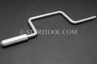 #10591 - 3/8 DR 12"(300mm) Stainless Steel Speed Wrench. 3/8 dr, 3/8dr, 3/8-dr, speed wrench, stainless steel