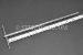 #10597 - 1/4 DR x 11"(275mm) Stainless Steel 'T' Bar. - 10597