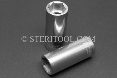 #10675 - 24mm x 1/2 DR Stainless Steel Deep Socket. 1/2 dr, 1/2dr, 1/2-dr, deep, stainless steel, socket