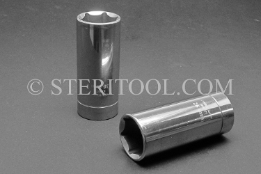 #10677 - 26mm x 1/2 DR Stainless Steel Deep Socket. 1/2 dr, 1/2dr, 1/2-dr, deep, stainless steel, socket