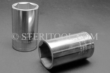#10687 - 36mm x 1/2 DR Stainless Steel Deep Socket. 1/2 dr, 1/2dr, 1/2-dr, deep, stainless steel, socket