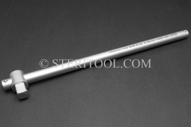#10691 - 16" x 1/2DR Stainless Steel Swivel Head Power/Breaker Bar. 1/2 dr, 1/2dr, 1/2-dr, stainless steel, breaker bar