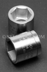 #10724 - 24mm X 3/8 DR Stainless Steel Standard Socket. 3/8dr, 3/8 dr, 3/8-dr, stainless steel, socket