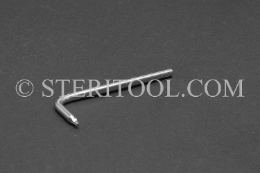 #10805_316 - NM #5 Stainless Steel Star L Key. 316L star, hex lobe, torx, L key, stainless steel