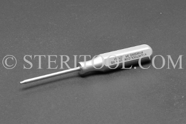 #10830SS - #5 Stainless Steel Star Driver, SS Handle. star, hex loeb, torx, stainless steel