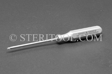#10831SS - #6 Stainless Steel Star Driver, SS Handle. star, hex loeb, torx, stainless steel