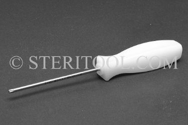 #10834 - #9 Stainless Steel Star Driver, Nylon Handle. star, hex loeb, torx, stainless steel