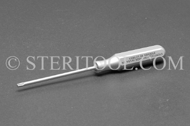 #10834SS - #9 Stainless Steel Star Driver, SS Handle. star, hex loeb, torx, stainless steel
