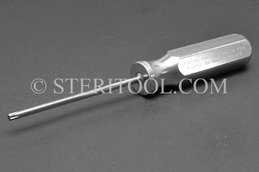 #10838SS - #25 Stainless Steel Star Driver, SS Handle. star, hex loeb, torx, stainless steel