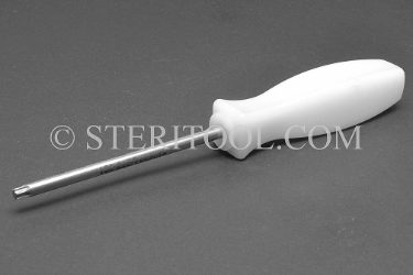 #10839 - #27 Stainless Steel Star Driver, Nylon Handle. star, hex loeb, torx, stainless steel