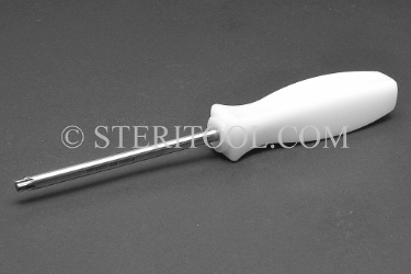 #10840 - #30 Stainless Steel Star Driver, Nylon Handle. star, hex loeb, torx, stainless steel
