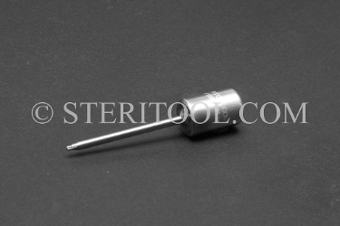#10855 - #5 Star x 1/4 DR Stainless Steel Bit. star, hex lobe, torx, 1/4 dr, 1/4-dr, 1/4dr, bit, stainless steel