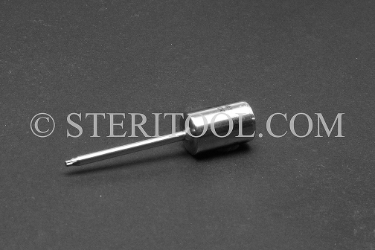 #10856 - #6 Star x 1/4 DR Stainless Steel Bit. star, hex lobe, torx, 1/4 dr, 1/4-dr, 1/4dr, bit, stainless steel