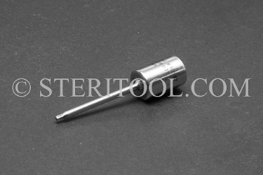#10857 - #7 Star x 1/4 DR Stainless Steel Bit. star, hex lobe, torx, 1/4 dr, 1/4-dr, 1/4dr, bit, stainless steel