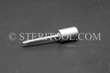 #10861 - #15 Star x 1/4 DR Stainless Steel Bit. star, hex lobe, torx, 1/4 dr, 1/4-dr, 1/4dr, bit, stainless steel