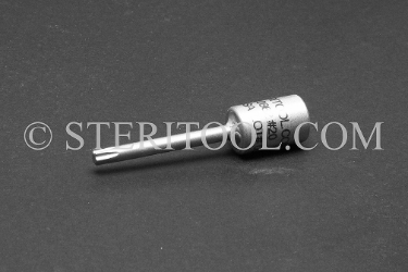 #10862 - #20 Star x 1/4 DR Stainless Steel Bit. star, hex lobe, torx, 1/4 dr, 1/4-dr, 1/4dr, bit, stainless steel