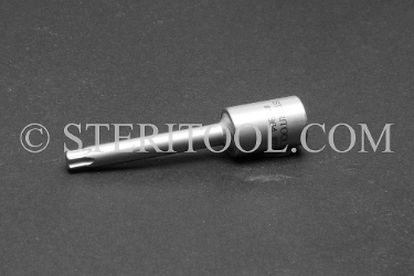 #10864 - #27 Star x 1/4 DR Stainless Steel Bit. star, hex lobe, torx, 1/4 dr, 1/4-dr, 1/4dr, bit, stainless steel