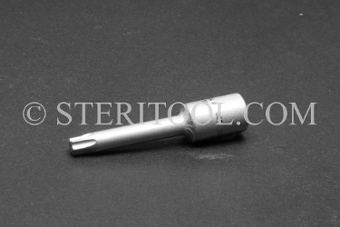 #10865 - #30 Star x 1/4 DR Stainless Steel Bit. star, hex lobe, torx, 1/4 dr, 1/4-dr, 1/4dr, bit, stainless steel