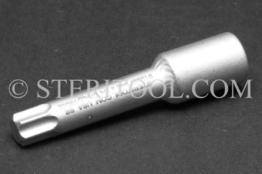 #10867 - #45 Star x 1/4 DR Stainless Steel Bit. star, hex lobe, torx, 1/4 dr, 1/4-dr, 1/4dr, bit, stainless steel