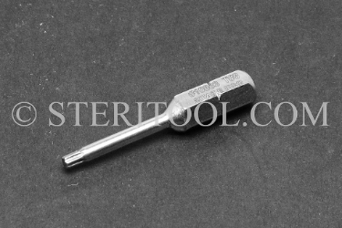 #10883 - #8 Star Stainless Steel Screwdriver Bit. star, hex lobe, torx, screwdriver, bit, stainless steel