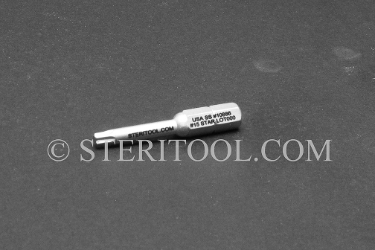 #10886 - #15 Star Stainless Steel Screwdriver Bit. star, hex lobe, torx, screwdriver, bit, stainless steel