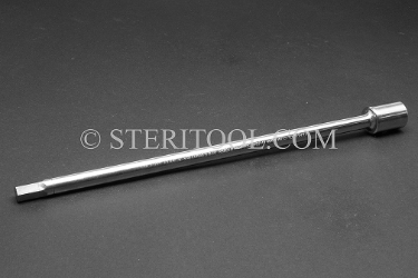 #10898_SP9 - 8mm Hex x 3/8 DR Stainless Steel Bit, 9"(225mm) Shaft. 3/8dr, 3/8 dr, 3/8-dr, hex, stainless steel, bit, allen