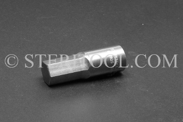 #10905 - 15mm Hex x 3/8 DR Stainless Steel Bit. 3/8 dr, 3/8dr, 3/8-dr, hex, bit, staInless steel