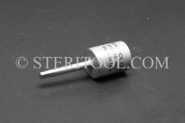 #10915 - 5/32" Hex x 3/8 DR Stainless Steel Bit. 3/8 dr, 3/8dr, 3/8-dr, hex, bit, staInless steel