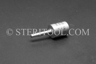 #10916 - 3/16" Hex x 3/8 DR Stainless Steel Bit. 3/8 dr, 3/8dr, 3/8-dr, hex, bit, staInless steel