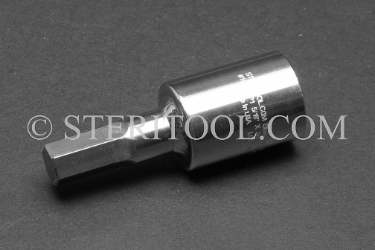 #10919SP1 - 5/16" Hex x 3/8 DR Stainless Steel Bit, 1"(25mm) Shaft. 3/8dr, 3/8 dr, 3/8-dr, hex, stainless steel, bit, allen