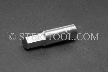 #10922 - 1/2" Hex x 3/8 DR Stainless Steel Bit. 3/8 dr, 3/8dr, 3/8-dr, hex, bit, staInless steel