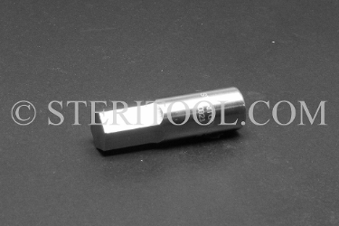 #10923 - 9/16" Hex x 3/8 DR Stainless Steel Bit. 3/8 dr, 3/8dr, 3/8-dr, hex, bit, staInless steel