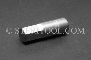 #10925 - 11/16" Hex x 3/8 DR Stainless Steel Bit. 3/8 dr, 3/8dr, 3/8-dr, hex, bit, staInless steel