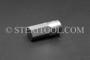 #10926 - 3/4" Hex x 3/8 DR Stainless Steel Bit. 3/8 dr, 3/8dr, 3/8-dr, hex, bit, staInless steel