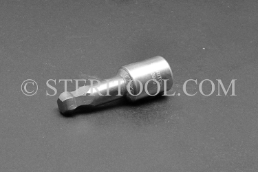 #10940 - 11mm Ball Hex x 3/8 DR Stainless Steel Bit. 3/8 dr, 3/8dr, 3/8-dr, ball hex, bit, staInless steel